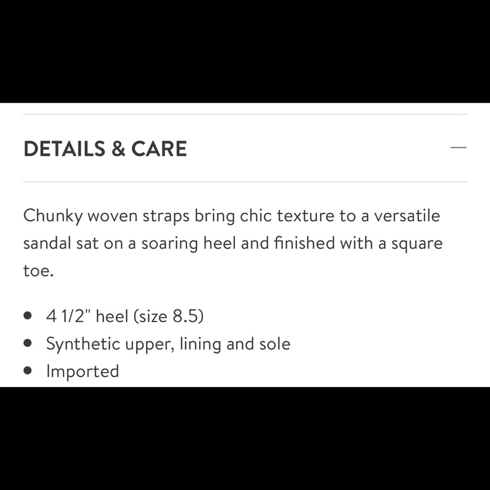 New! Steve Madden Kenley braided sandal heels - Picture 4 of 4